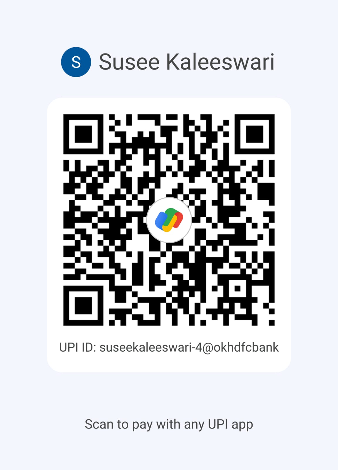 UPI QR Code